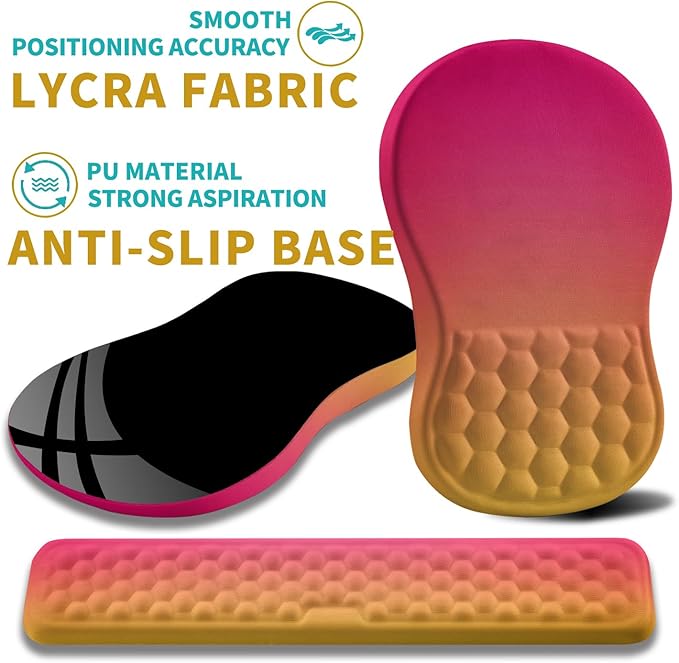Hokafenle 2 in 1 Ergonomic Mouse Pad Wrist Support & Wrist Rest - Image 6