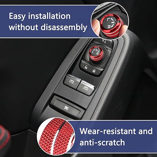 Auovo Rearview Mirrors Knob Ring Compatible - Image 3