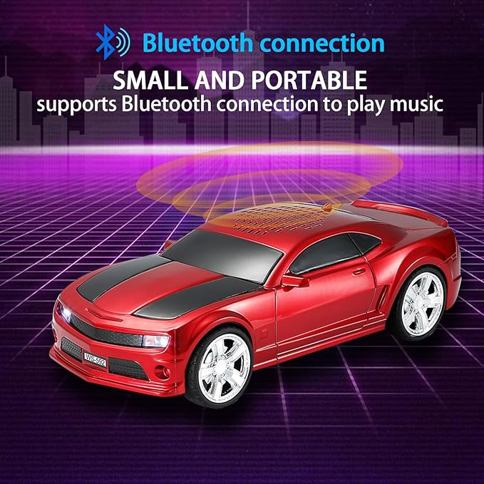 WSTER WS-592 Supercar Design Bluetooth Replica Speaker – Portable Car Model - Image 4