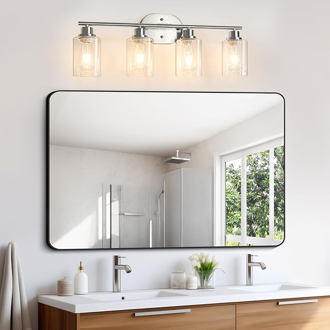 Unicozin Bathroom Light Fixtures, 4 Light Vanity Lights - Image 8