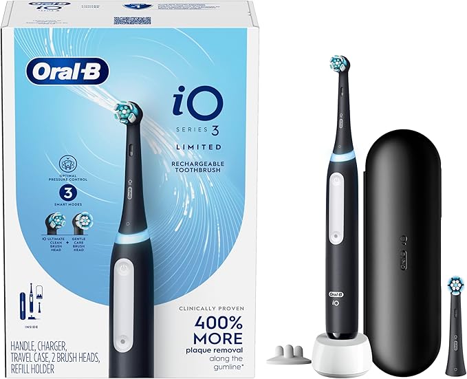 Oral-B iO Deep Clean Rechargeable Electric Toothbrush, iO Series 3 Limited - Image 9