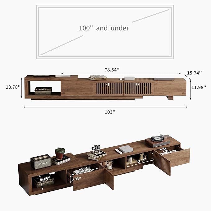 gaoyangjiaju Modern Walnut TV Console - Image 2