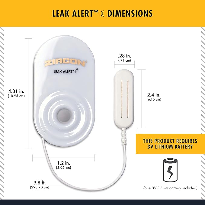 Zircon Leak Alert X – Smart Electronic Water Detector - Image 6