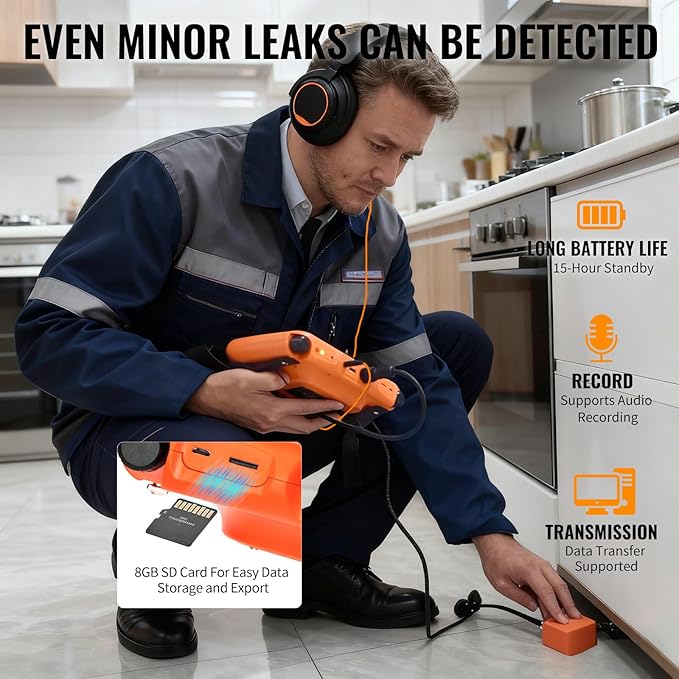 PQWT-L30 Home Use Pipeline Water Leak Detector - Image 5