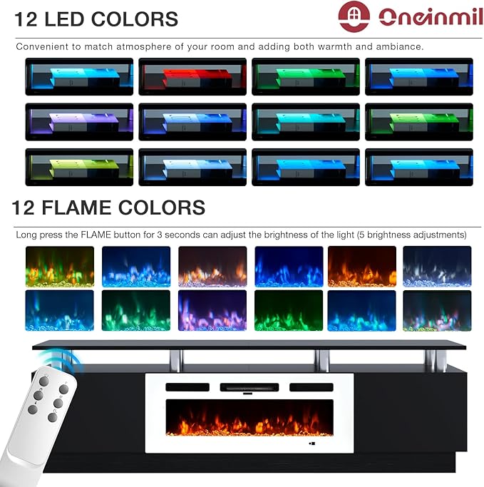 oneinmil Fireplace TV Stand - Image 3