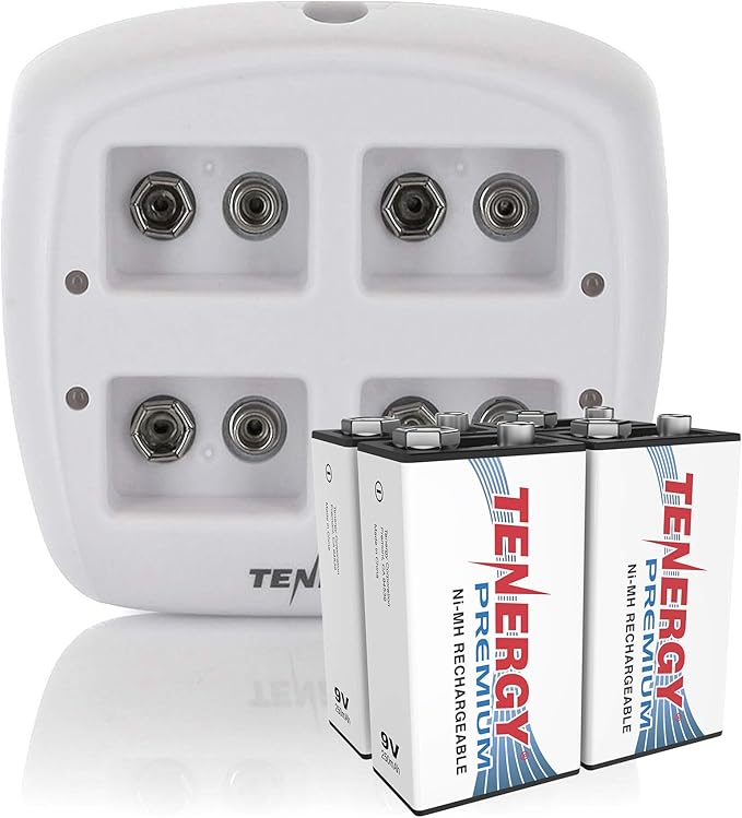 Tenergy TN136 4 Bay 9V Smart Charger by Tenergy