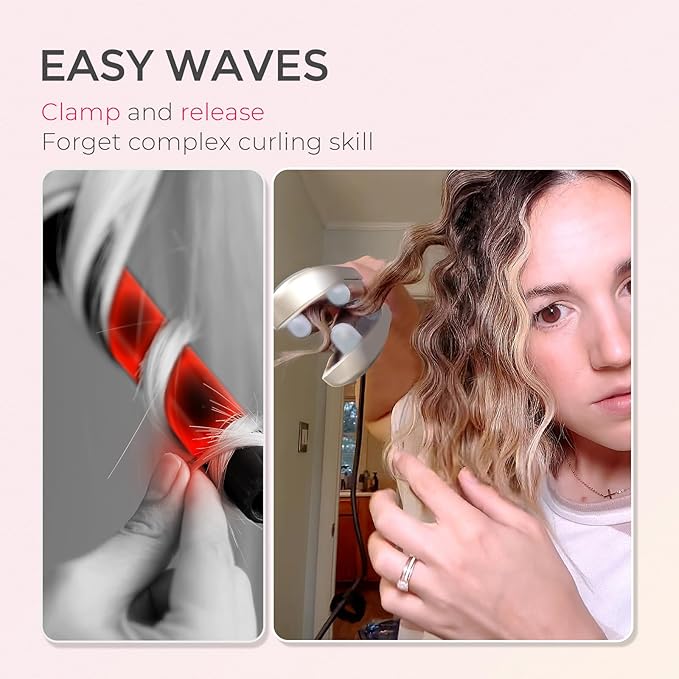 Curling Iron Hair Crimper Waver - Image 2