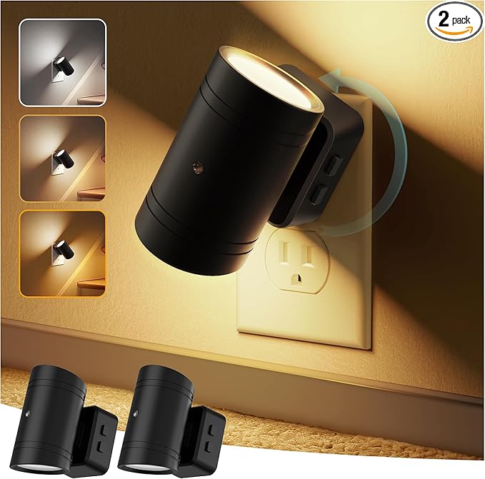 Briignite Night Lights Plug into Wall, 3CCT Modern LED Night Light Plug in by WelcometoBriigniteenjoyyourshopping