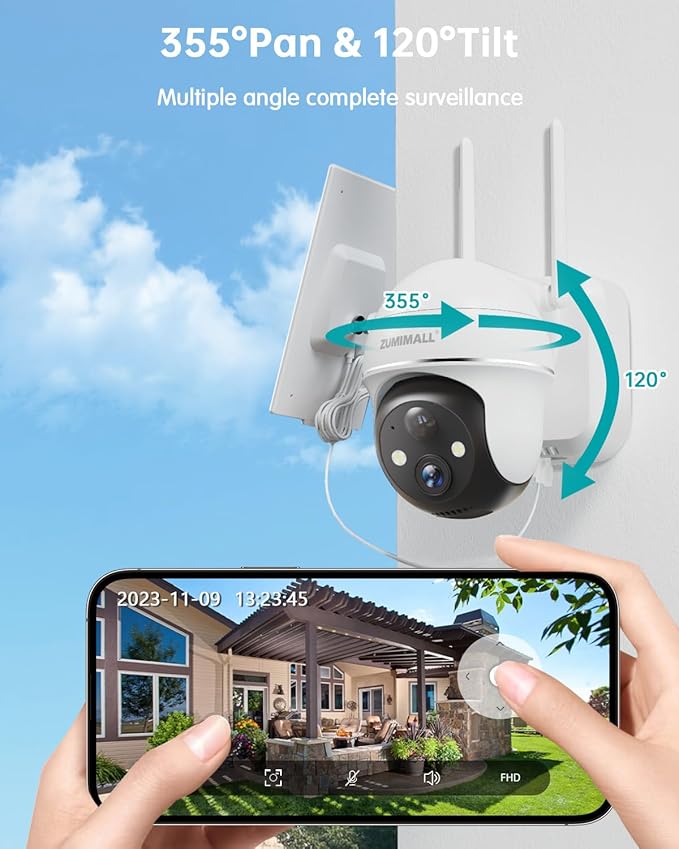 ZUMIMALL Security Cameras Wireless Outdoor - Image 2