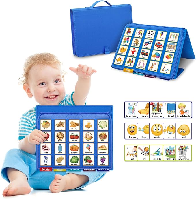 Visual Communication Book, Nonverbal Communication Board, Autism Language by Boczif