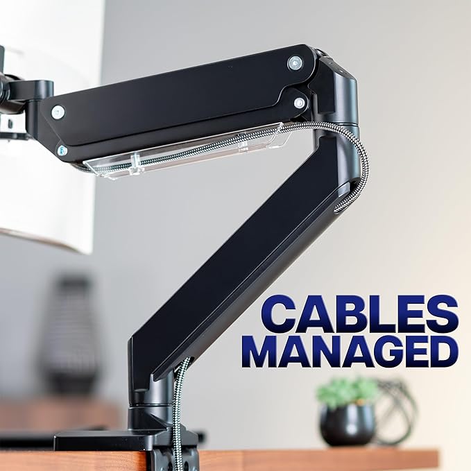 VIVO Premium Aluminum Heavy Duty Monitor Arm - Image 9
