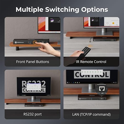 TESmart 16×1 HDMI Switch 16 in 1 Out 4K HDMI Switcher - Image 5