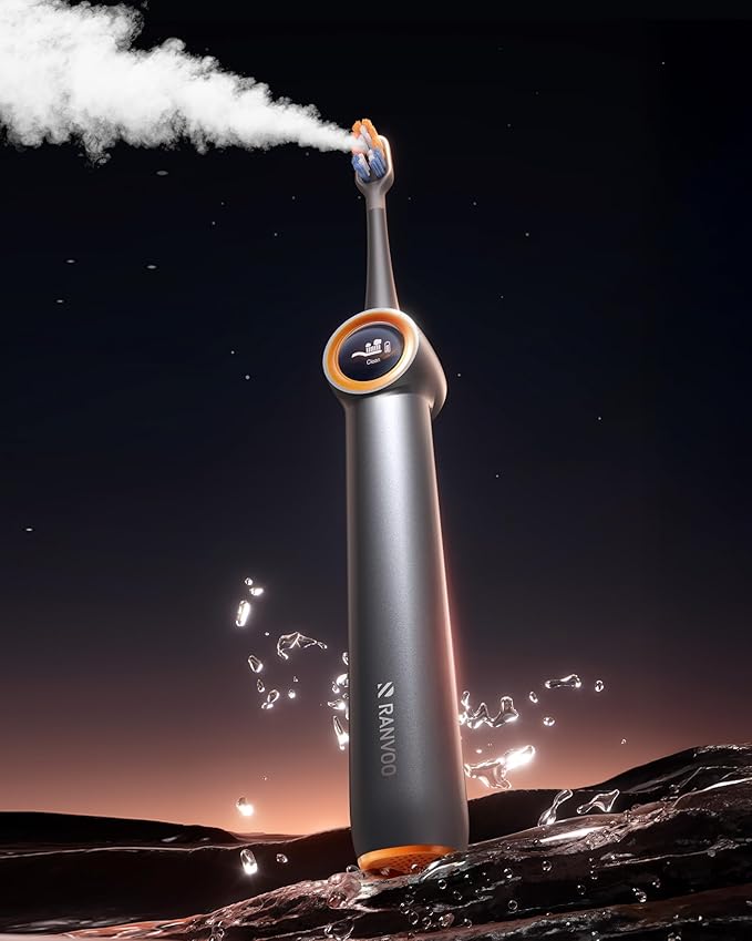 RANVOO AirJet™ Bubble Sonic Electric Toothbrush, Plaque Removal by RANVOO