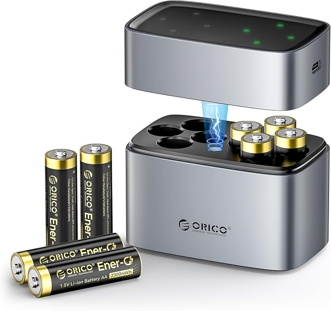 ORICO Rechargeable AA Lithium Batteries by ORICO