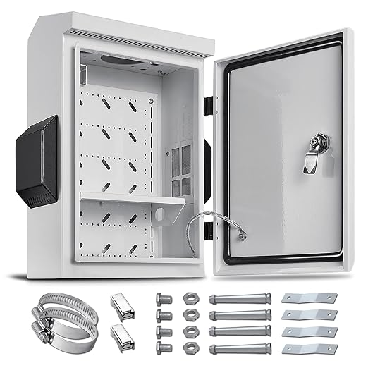 Outdoor Electrical Box, Cold-Rolled Steel Plate, Aluminum Alloy Back Beam by Namunanee