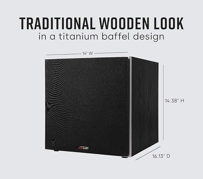 Polk Audio PSW10 10" Powered Subwoofer Home Audio – Power Port Tech, Big Bass - Image 4
