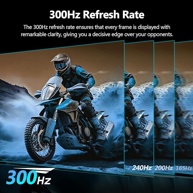 Z-Edge 27 inch Curved Gaming Monitor, FHD 1080P 300Hz 280Hz 240Hz Curved - Image 2