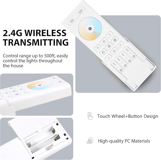 XXK 4-Zone 2.4G Wireless RF Remote Control, 99ft 360 Control, 4 Channel Group - Image 5