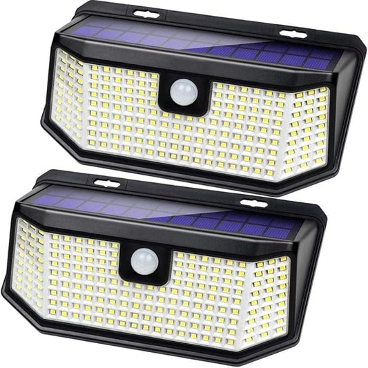 Aootek Solar Lights Outdoor 182 LEDs 2500Lm Solar Motion Sensor Lights IP65 by Lightupeveryconer