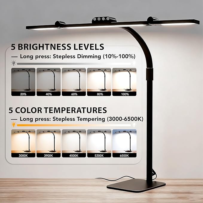 Galnolt LED Desk Lamp for Home Office - Image 5