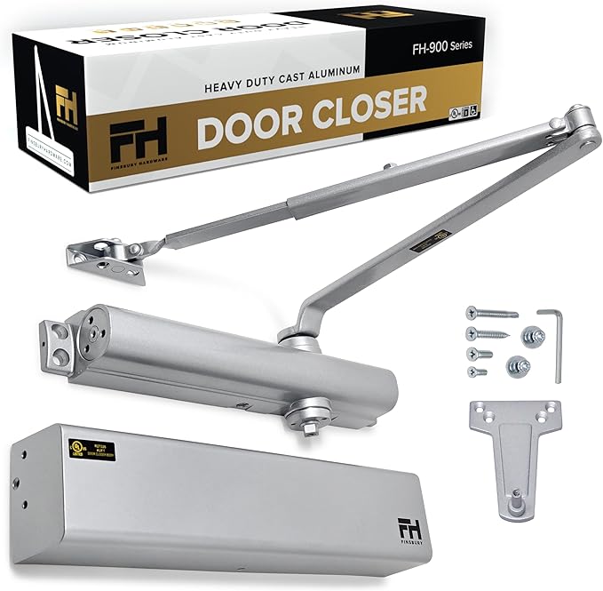 Finsbury Commercial Door Closer Automatic Heavy Duty High Traffic Adjustable by FINSBURYHARDWARE