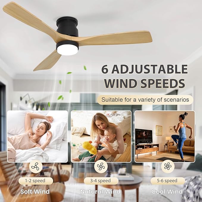 revoici Flush Mount Ceiling Fan - Image 3