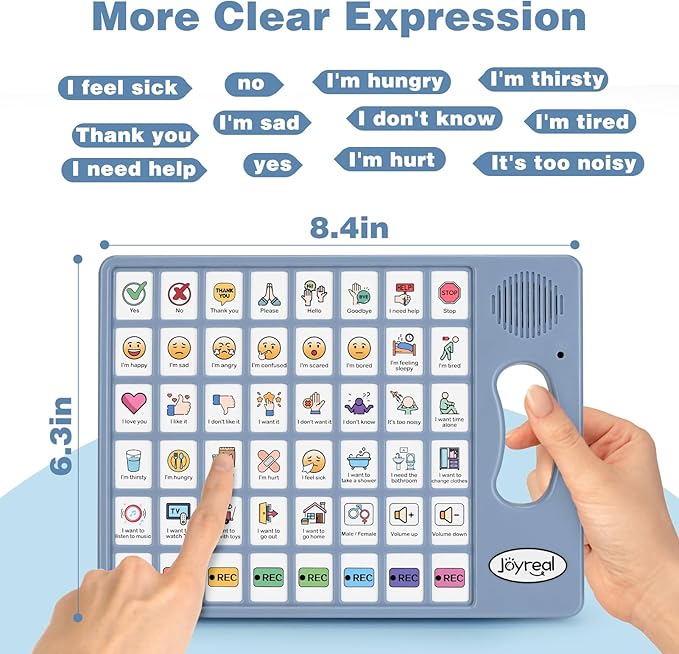 Joyreal AAC Device for Autism, Non Verbal Communication Tools for Speech - Image 3