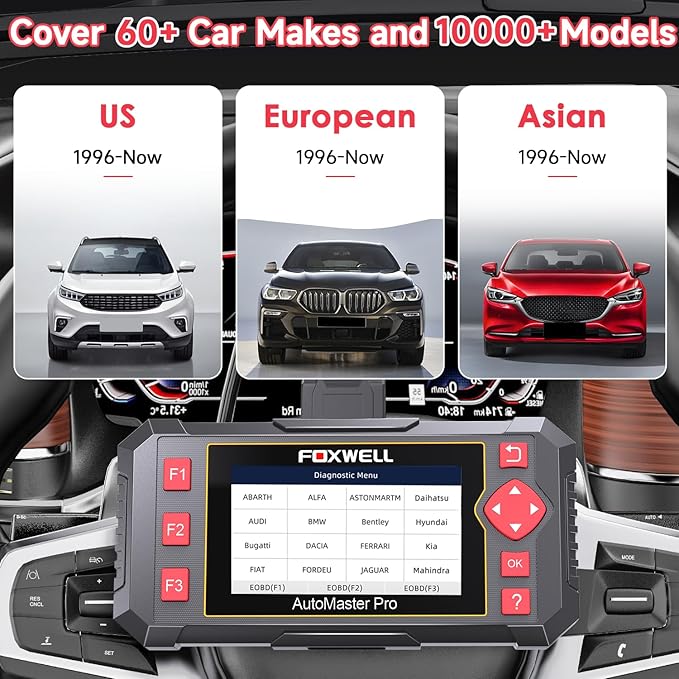 2026 FOXWELL Car Scanner NT604, 4 System OBD2 Scanner Diagnostic Tool, Check - Image 8