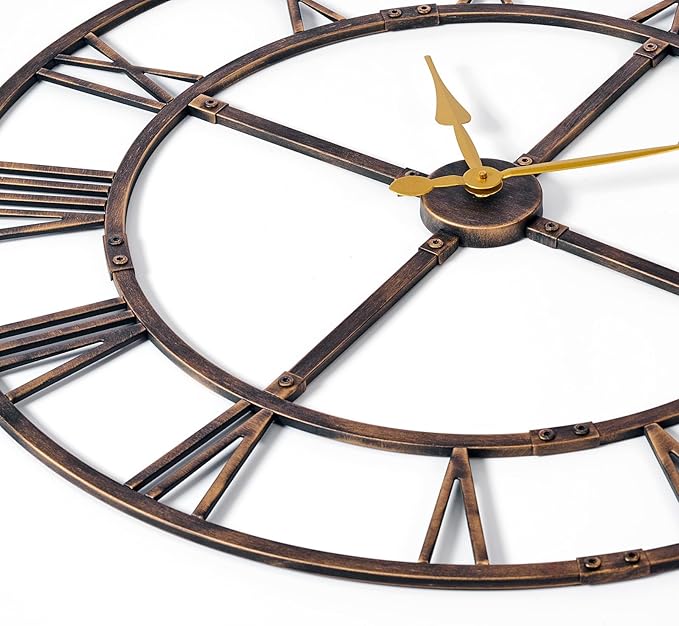 Ohweog Large Wall Clock for Living Room Decor – 40 Inch Silent Non-Ticking - Image 4