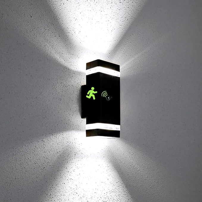 rosykite Motion Sensor Outdoor Wall Lights, Dusk to Dawn Exterior Light Fixtures by RosykiteBuyNow