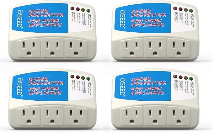 BSEED Surge Protector for Home Appliance 3 Outlet Surge Protector for by BSEED