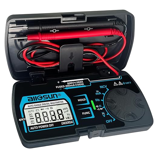 ALLOSUN Digital Multimeter Pocket Size DC AC Voltage Current Tester NCV Ohm by ZhangzhouEasternTechnologyGroup