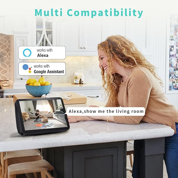 Indoor Camera, 3K HD Indoor Security Camera, 360° Pan/Tilt Pet Camera, 2-Way - Image 9