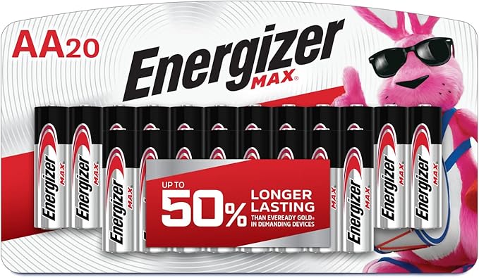 Energizer MAX AA Batteries, Double A Alkaline Batteries by Energizer