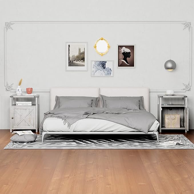 HOSEOKA Farmhouse Nightstand - Image 7