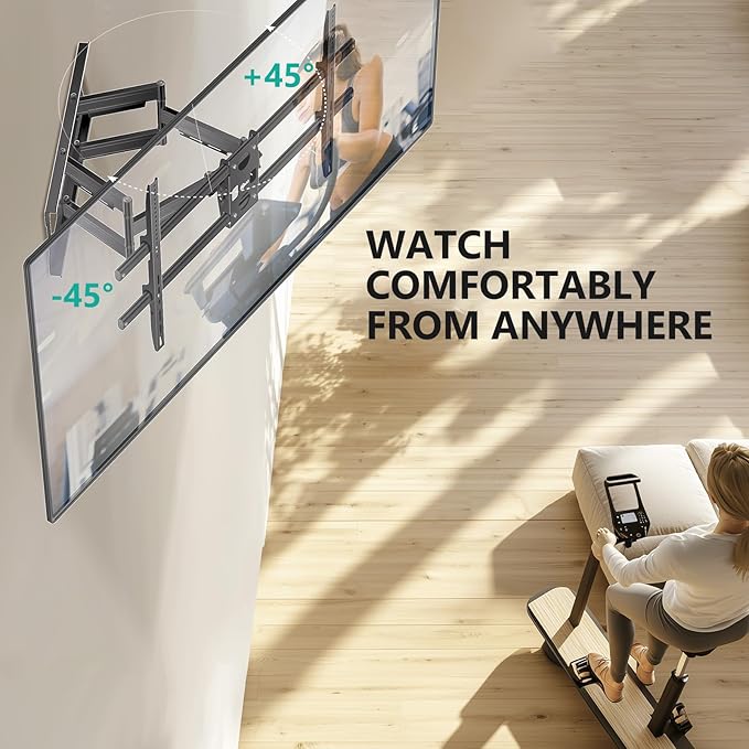 WALI Heavy Duty Full Motion TV Wall Mount Bracket - Image 5