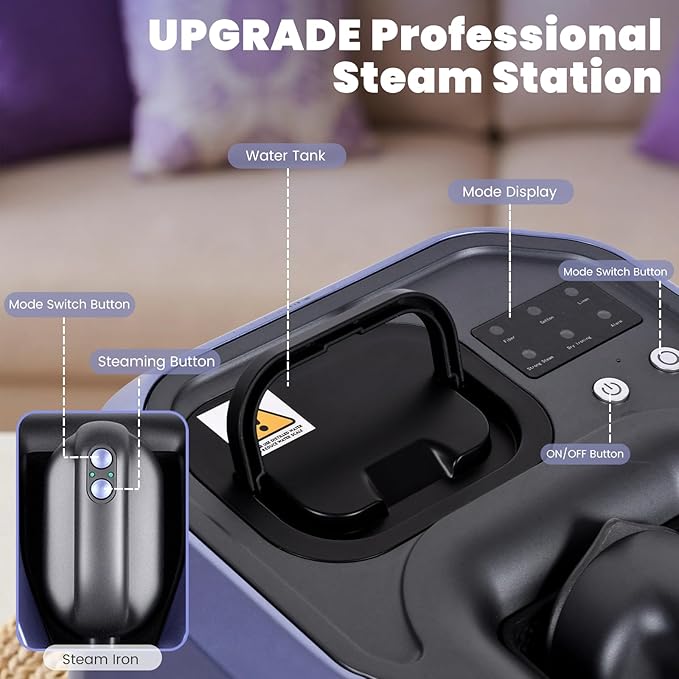 Cobuy Professional Steam Station, 2200W Dual Heating Steam Iron - Image 8