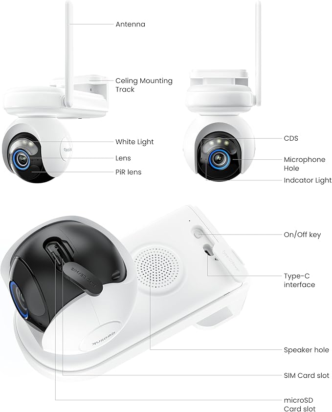 REOLINK Altas Go PT 4G LTE Solar Cellular Security Camera Wireless Outdoor - Image 9