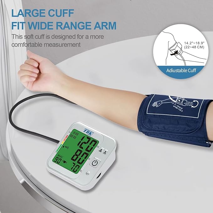 Blood Pressure Monitors for Home USE; Voice Volume Control Bilingual; Talking - Image 5