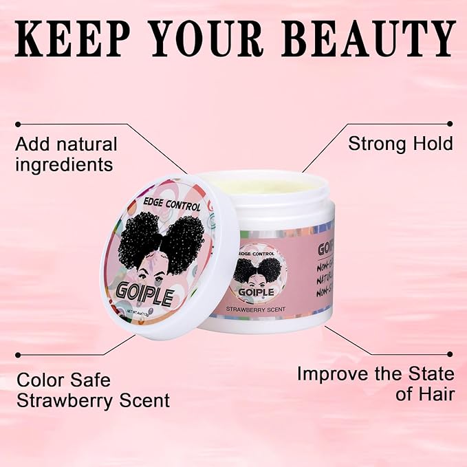 Strong Hold Non-Greasy Edge Control Gel and Wax Stick - Image 2