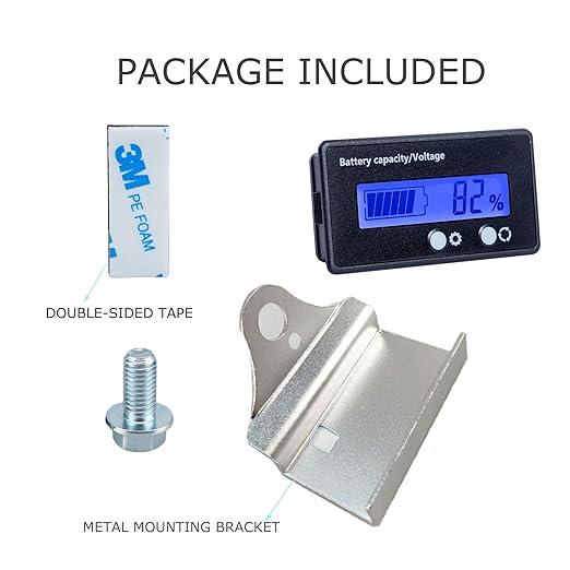 Golf Cart Battery Voltage Meter - Image 5