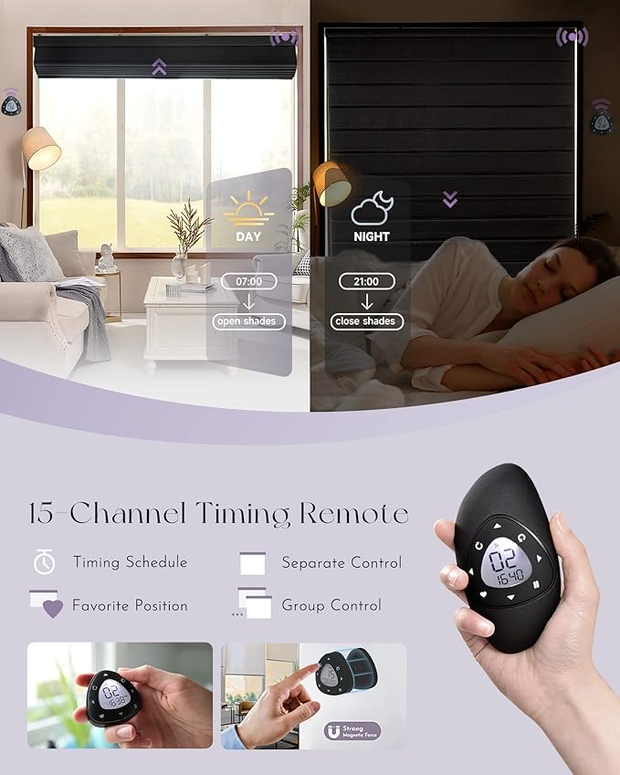 Graywind Smart Roman Shades Compatible - Image 5