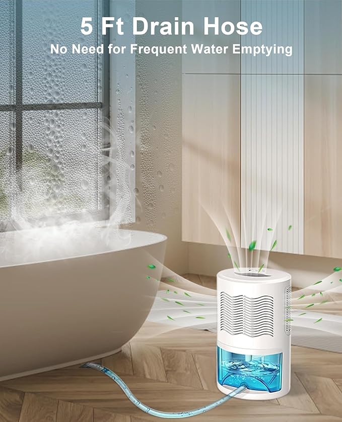 Dehumidifier, Dehumidifier for Home, 68 OZ Water Tank, Small Dehumidifiers for - Image 9
