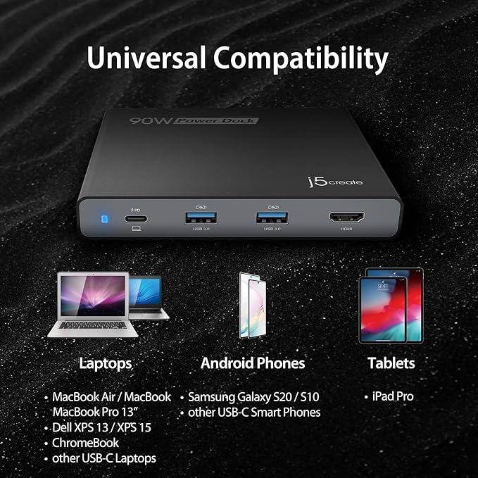 j5create USB-C Travel Hub with PD 65W Power Supply - Image 6