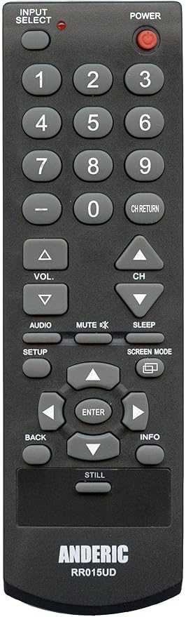 Anderic RR015UD Replace Remote for Sylvania, Emerson NH000UD, Magnavox NH304UD by Anderic