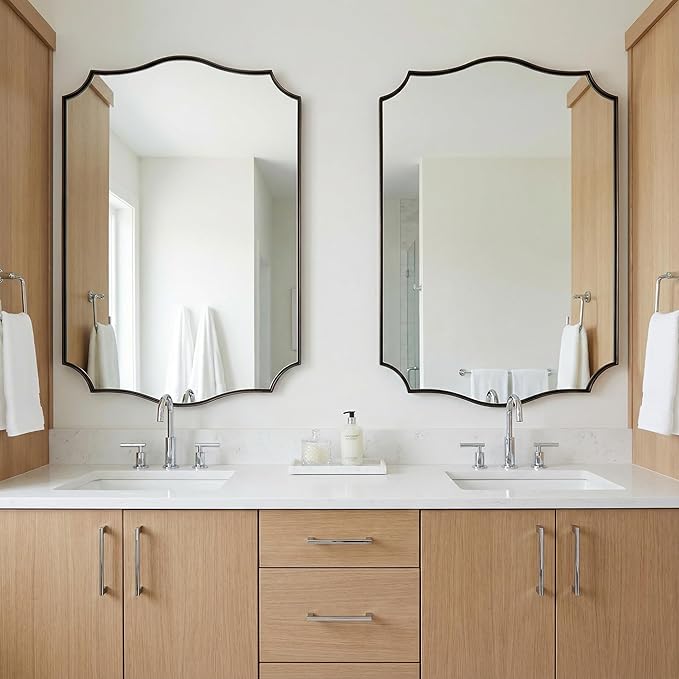 ANDY STAR Brushed Bronze Mirror, Bathroom Mirror - Image 6