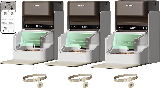 PETLIBRO RFID Automatic Cat Feeder, Collar Tag Activated Personal Meals by PETLIBRO
