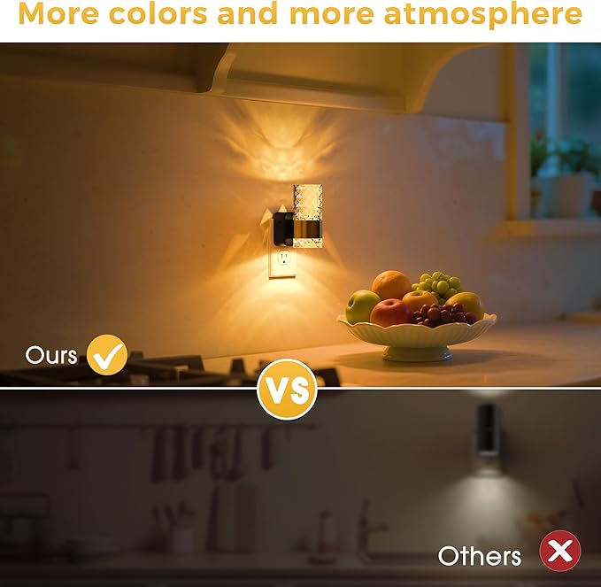 L LOHAS LED Night Light, Night Lights Plug into Wall, 2 Pack 10-Color RGB - Image 5
