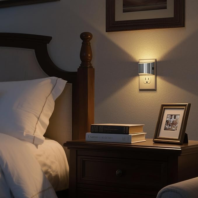 DORESshop LED Night Light, Night Lights Plug into Wall, 3 Level Brightness - Image 4