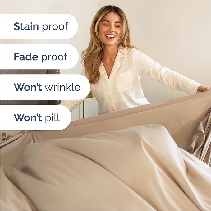 Queen Size 4 Piece Sheet Set - Image 5